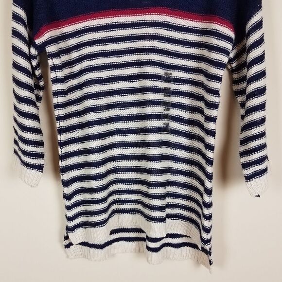 Pink Rose Striped Icon Sweater - Picture 3 of 8